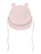 Summer Hat Ears Muslin Huttelihut Pink