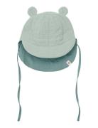 Summer Hat Ears Muslin Huttelihut Green
