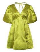 Dana Open Back Mini Dress Malina Green