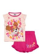 T Shirt + Short Paw Patrol Pink