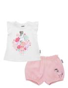 Blomkrans Shorts Set Martinex Patterned