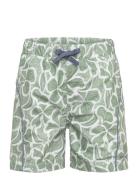Matmaki Printed Board Shorts. Grs MINI A TURE Green