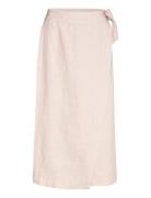 Vivienne Linen Skirt Twist & Tango Pink