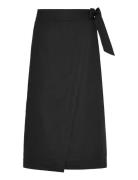 Vivienne Linen Skirt Twist & Tango Black