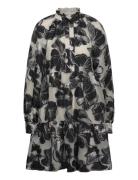 Tier Voluminous Ruffle Mini Dress, STINE GOYA Black