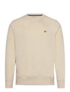 Shield Logo Cneck GANT Cream