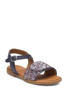 Sandals - Flat - Open Toe - Op ANGULUS Purple