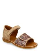 Sandals - Flat - Open Toe - Clo ANGULUS Beige