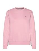 Reg Shield Logo C-Neck GANT Pink