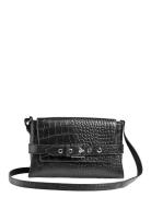 Emeraldmbg Crossb. Bag, Croco Markberg Black