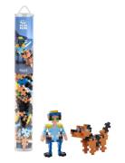 Plus-Plus Police / 100 Pcs Tube Plus-Plus Patterned