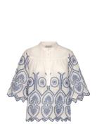 Louisell Blouse Ss Lollys Laundry Beige
