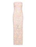 Flower Mesh Tube Dress ROTATE Birger Christensen Pink