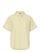 Pcfemme Ss Loose Shirt Wvn D2D Pieces Yellow