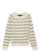 Vmdoffy Ls O-Neck Blouse Ga Noos Vero Moda Cream