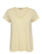 Mmtulli V-Ss Basic Tee MOS MOSH Yellow