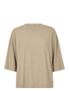 Mmtash O-Ss Spring Tee MOS MOSH Beige