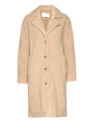 Slflana Teddy Coat B Selected Beige