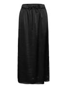 Slflyra Mw Midi Skirt B Selected Black