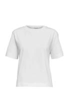 Slfessential Ss Boxy Tee Noos Selected White