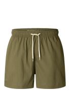 Slhcooper-Seersucker Swimshorts Selected Green