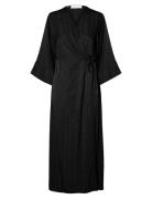 Slftyra 34 Ankle Wrap Dress B Selected Black