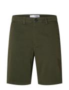 Slhslim-Miles Flex Shorts Noos Selected Green