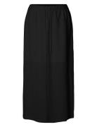 Slfviva Hw Ankle Skirt Noos Selected Black