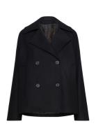 Slfalma Short Wool Jacket Noos Selected Black