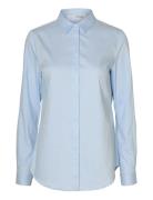 Slfromie Ls Fitted Shirt Noos Selected Blue