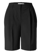 Slfabbi Ls Hw Bermuda Shorts Selected Black