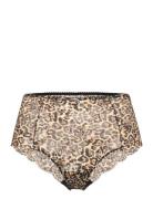 Lace Highwaist Briefs Understatement Underwear Gold