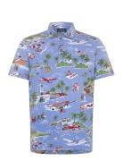 Cotton Linen Jersey-Ssl-Psh Polo Ralph Lauren Blue