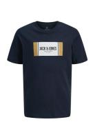 Jjhayato Tee Ss Crew Neck Jnr Jack & J S Navy