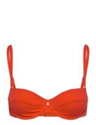 Swim Underwire Bikini Top Organic Basics Red