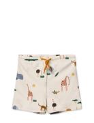 Otto Printed Swim Pants Liewood Beige