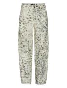 Printed Denim Cargo Pants ROTATE Birger Christensen Beige