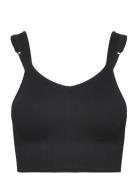 Seamless Rib Padded Sports Bra Casall Black
