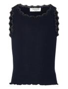 Rkbalta Modal Sl Short Lace Top Rosemunde Kids Navy
