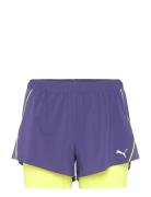 W Run Velocity 2In1 3" Short PUMA Purple