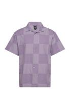 Kessler Checkerboard Ss Woven VANS Purple