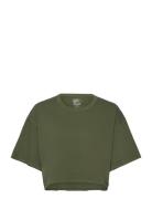 Relaxed Crop Wash Ss Tee VANS Green