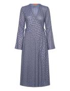 2245 Dry Jersey, Long Sleeve Wrap T STINE GOYA Blue