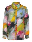 2263 Dry Viscose, Long Sleeve Shirt STINE GOYA Green