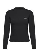 Womens Long Sleeve Training Tee 7 DAYS Active Black