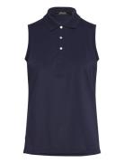 Classic Fit Sleeveless Polo Shirt Ralph Lauren Golf Navy