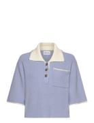 Carmelia Cropped Knitted Pike Malina Blue