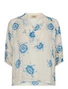 Mmaleyna Floralisal Blouse MOS MOSH Cream