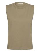 Short-Sleeved Cotton T-Shirt Mango Yellow