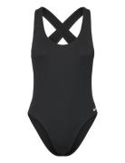 Nike Elevated Essential Pucker Crossback Piece NIKE SWIM Black